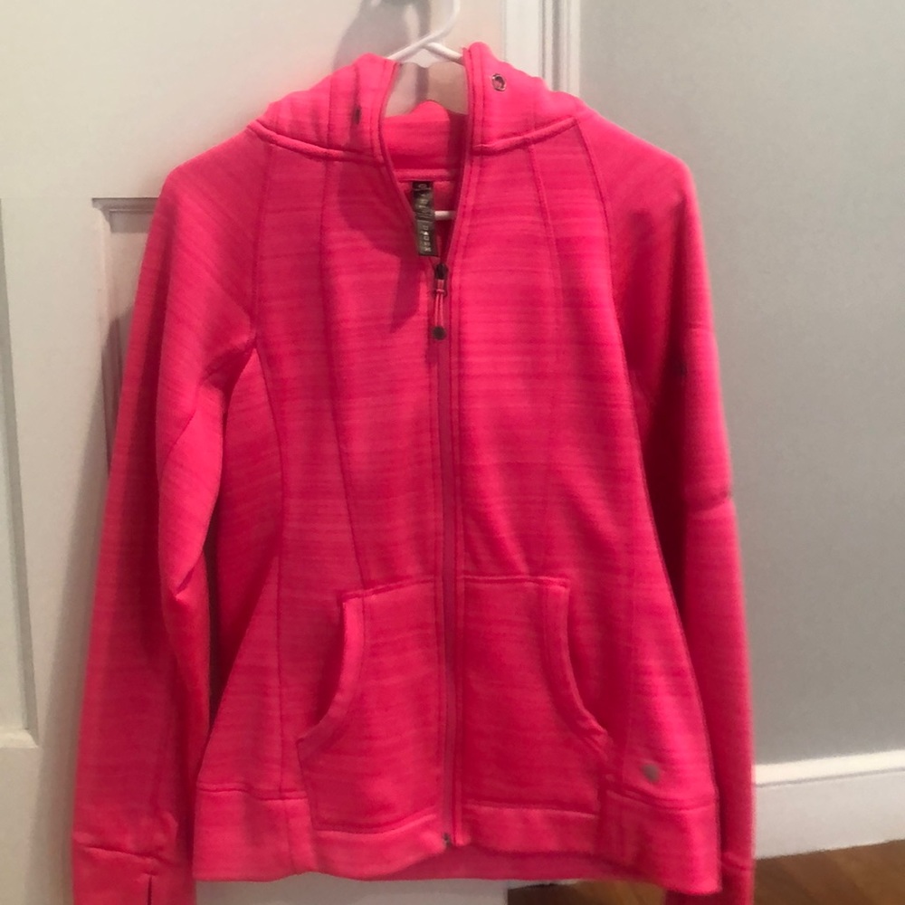 90 degree by reflex pink hooded sweatshirt